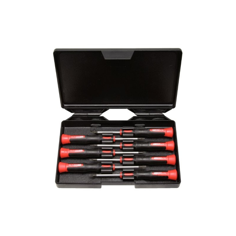 KS Tools 500.716 T6-T20 Precision TX Screwdriver Set (7 Pieces)