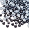 MajorCrafts 500pcs 6mm Flat Back Half Round Resin Pearls Craft