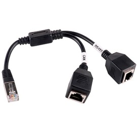 RJ45 Splitter 2 in 1 BMS Port Connecting RS485 Monitor CAN Battery Cable for Deye/SunSynk/Sol-Ark