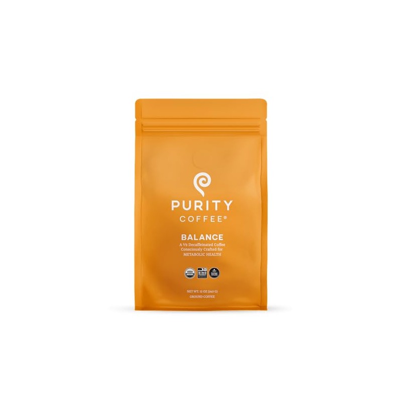 Purity Coffee BALANCE 1/3 Caffeinated Medium Roast Organic Coffee -
