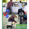 Bucket Dolly with Wheels,Heavy-Duty 360°Rolling Car Wash Bucket Dolly with