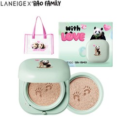 LANEIGE Neo Cushion Matte + Beach Bag Set 3items [LANEIGE X BAO FAMILY], Shade:21N1 Beige