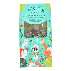 English Tea Shop Gin Botanicals Tea - Green Tea, Apple & Jasmine, 7 Pyramid Tea Bags