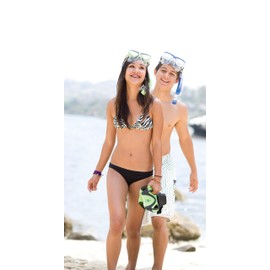 U.S. Divers Easily Adjustable Snorkeling Combo for Adults, One Size Fits Most