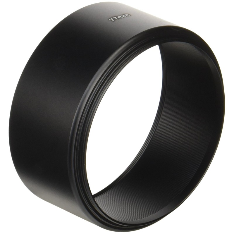 NinoLite Telephoto Lens Hood 77mm Screw-in Camera Lens Protection Metal