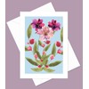 Beautiful Bouquet Cut Flowers Greeting Cards - Set of 10