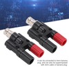 BNC Female to Dual Banana Plug Strong Connection Universal High