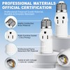 Light Socket to Plug Adapter (3 Pack), Light Bulb Outlet