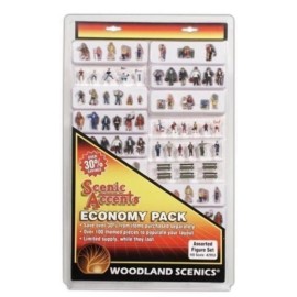 Woodland Scenics A2053 HO Assorted Figure Economy Set