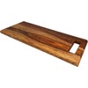 Mountain Woods Natural Brown Organic Edge-Grain Hardwood SHEESHAM wooden Server