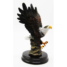 5.5" Tall Wings of Glory Bald Eagle Flight Decorative Figurine