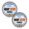Luckyway 7-1/4 Inch Circular Saw Blade 24T Framing & 60T