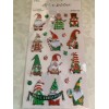 CHRISTMAS GNOMES 3D STICKERS MULTI-SIZE-DES