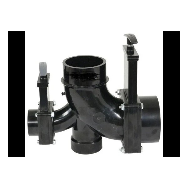 VALTERRA NEW VALTERRA T82 DOUBLE RV WASTE VALVE ELBOW ROTATING