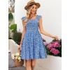 Naggoo Summer Dresses for Women Beach Floral Sundress Casual Corset