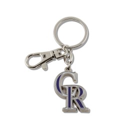 aminco Rockies Team Logo Heavyweight Keychain Purple