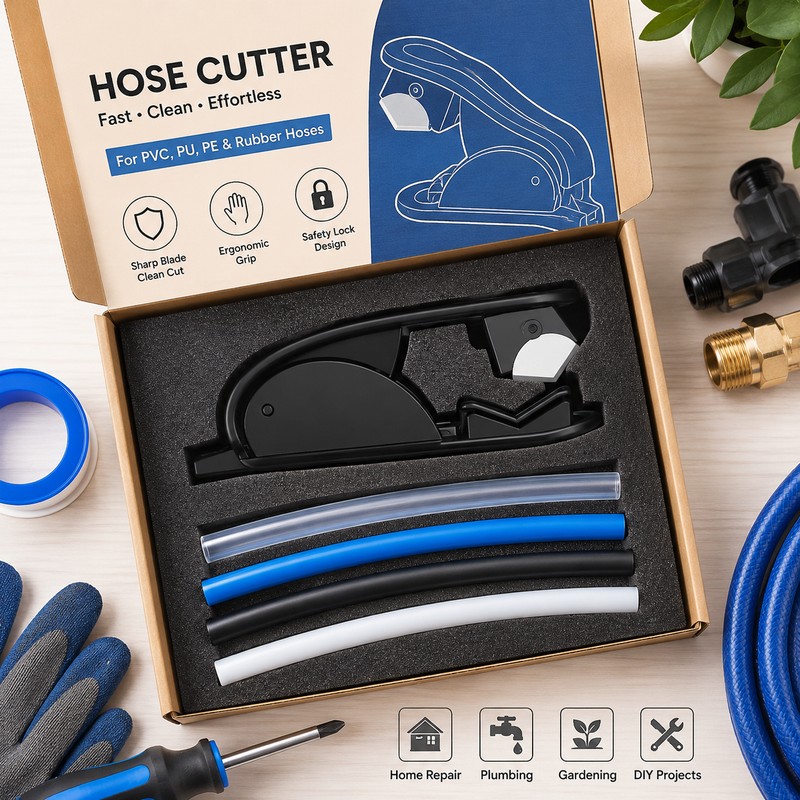 Plastic Tube Cutter for PU, PE & PVC Hose –
