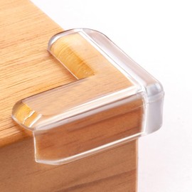 8 paquetes de protector de esquinas para bebés, protectores de esquinas transparentes, protector de esquinas de muebles y topes de seguridad para bordes, amortiguadores a prueba de bebés para bordes