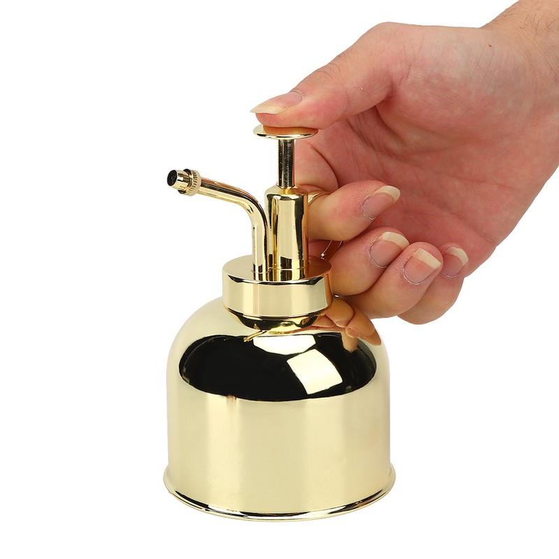 Stainless Steel Hand Pressure Plant Flower Watering Pot Spray Bottle