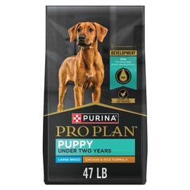 Purina Pro Plan Large Breed Dry Puppy Food, Chicken and Rice Formula - 47 lb. Bag