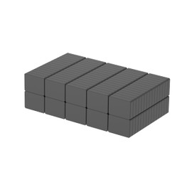 AplysiaTech C8 Powerful Block Magnets, 1.00" L x 3/4" W x 3/16" H - 150 Pack, Heavy Duty Rectangular Strong Magnets, Grade 8 - for Crafts, Science and Hobbies