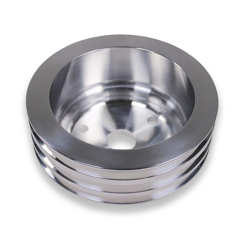 Tiny Force Chrome Polished Aluminum 2 Groove Upper Water Pump