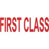 Colop"First Class" Green Line Word Stamp - Red,38 x 14mm