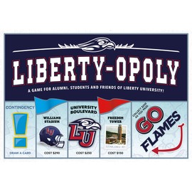 Late For The Sky: Liberty-opoly - Liberty University Themed Family Board Game, Opoly-Style Game Night for Ages 8+, 2-6 Players