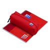 Oxford Girls Boys Rectangle Large Durable Pencil Case Red