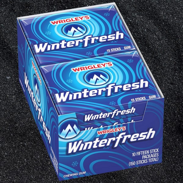 WRIGLEY'S WINTERFRESH Chewing Gum Bulk Pack, 15 Stick (Pack of