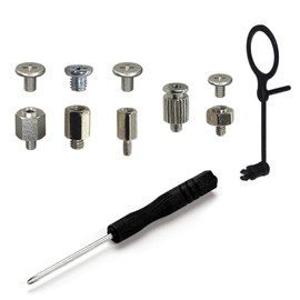 Haedot M.2 SSD Screw Kit PC Motherboard for Asus Gigabyte ASRock Msi M2 Nvme SSD Drive PC Screws M.2 Screw Kit NVMe Screw m.2 SSD Mounting Kit for ASUS Motherboard 12