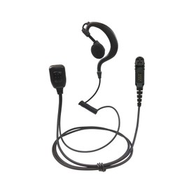 PROMAXPOWER 1.5-Wire G-Shape Swivel Earpiece with PTT Mic for Motorola Two-Way Radios XPR3000, XPR3300e, XPR3500e, DP3441, DEP550, MTP3550, XiR-P6620, XiR-P6628