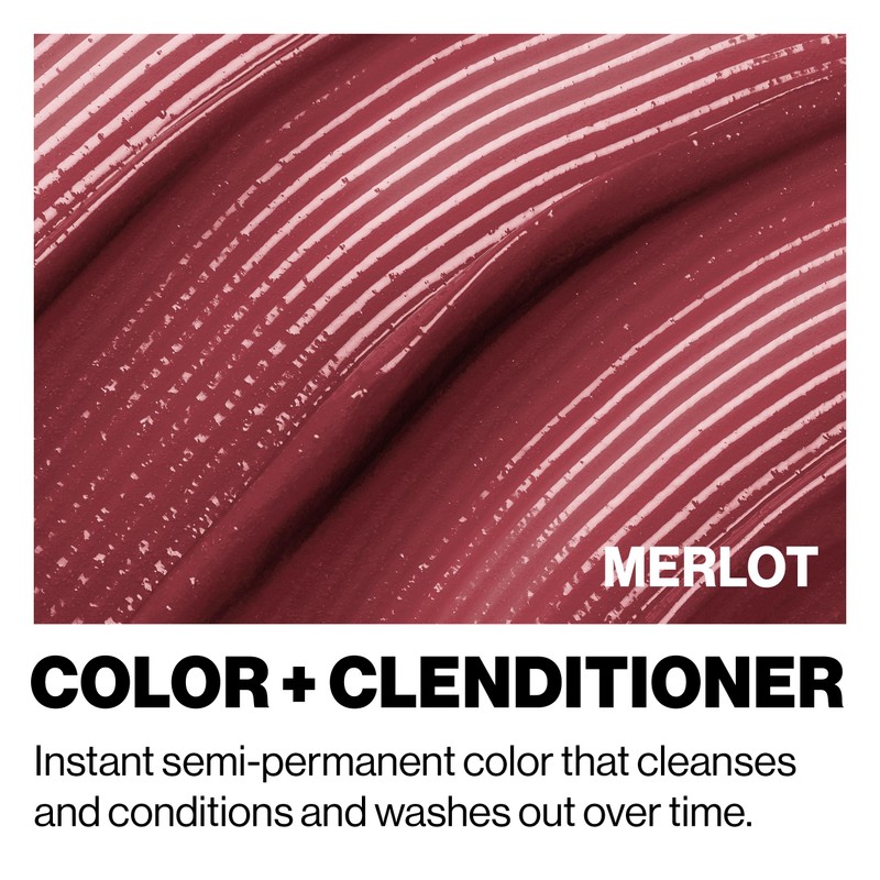 Keracolor Color + Clenditioner 3-in-1 Color-Depositing Conditioner, Gently Cleanses &