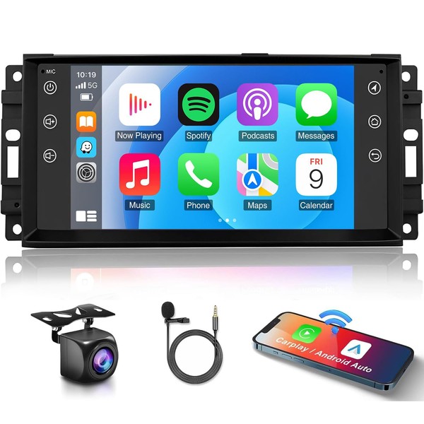 Car Radio for Jeep Wrangler JK 2007-2018 Stereo for Dodge