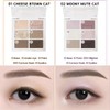 KIRSH BLENDING Mood Like Eye Palette 9g, Color:01 Cheese Brown