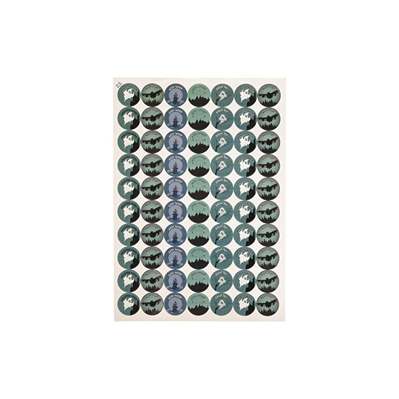 School Stickers A4 Haunted House Reward Chart and Stickers -