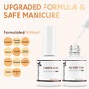 Nicedeco Hema Free Clear Rubber Base Gel Polish and No