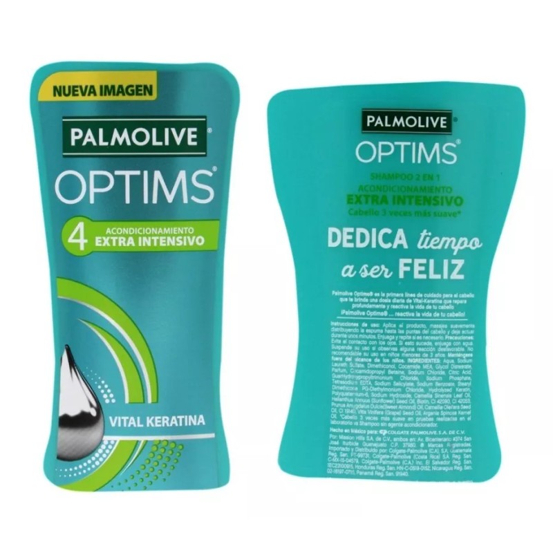 Palmolive Shampoo Palmolive Optims 2 En 1 Acondicionador Intensivo 1