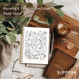 SJDFCSA Dentist Gift Notebook Journal, Dental Gifts Journal for Women, Dental Assistant Hygienist Gifts for Women, Dentist Spiral Notebook 5.5x8.3 Inch