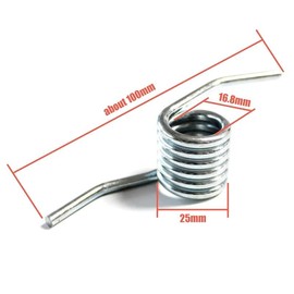 Floor Jack Torsion Handle Return Spring Long, 3.9 inches (100 mm), Outer Diameter 1.0 inches (25 mm)