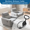 XwaYexa Recliner Pull Handle Replacement D-Ring Release Cable for Lazy
