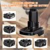 NUOGEDZ for Ridgid 18v to 12v Battery Adapter, for Rid