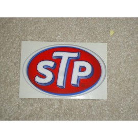 One STP Racing Hot Rod Automotive Vintage Sticker