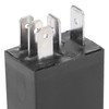ABS+Metal Auxiliary Relay, Auxiliary Relay 9010‑150350 Black Replacement for Ranchero