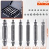 GOLD DEER 6 Piece Set Damaged Screw Extractor Set, Titanium