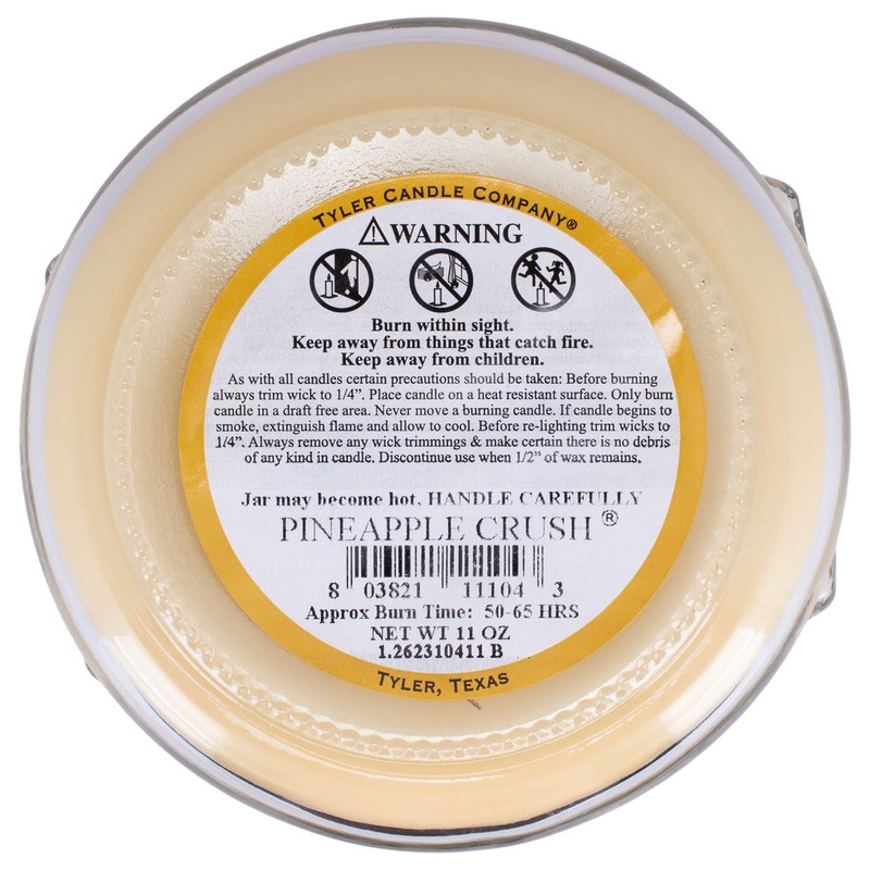 Tyler Candles - Pineapple Crush Scented Candle - 11 Ounce