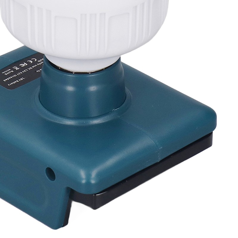 Battery Powered Work Light Bulb E27 Adjustable Brightness LED Bulb