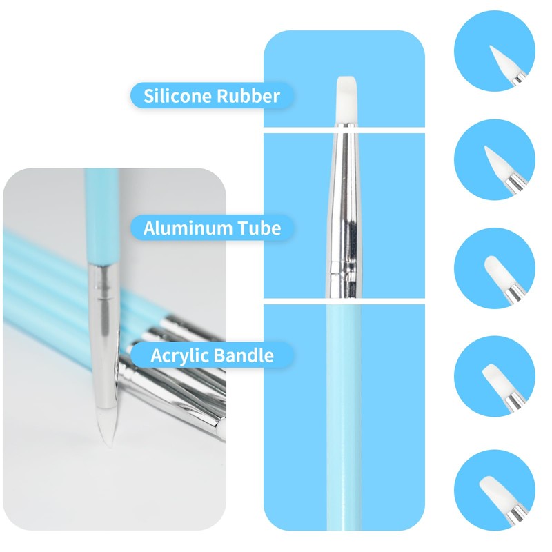 10 Pieces Silicone Clay Tools for Sculpting Clay Modeling, Resin