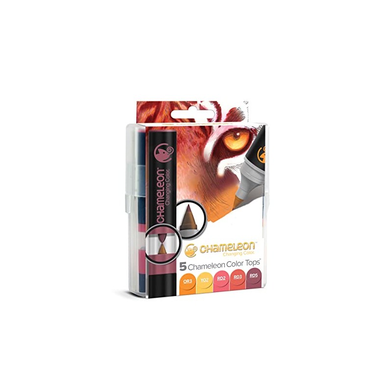 Chameleon Set of 5 What Colour Tops – Permanently Alcohol