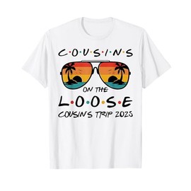 Cousins On The Loose Cousins Trip 2025 Beach Matching Trip T-Shirt